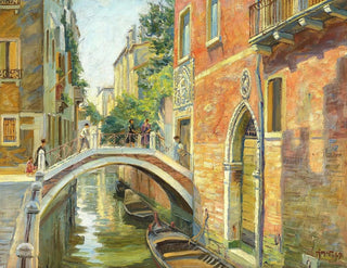 Canal vénitien - Johannes Wilhjelm — artwork view