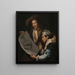 Allegory on the French invasion of 1672 - Johannes van Wijckersloot — framed artwork on a wall