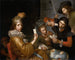 The card game on the cradle - Johannes van Wijckersloot — artwork view