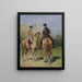 Two Louis XV costume riders - John Lewis Brown — framed artwork on a wall