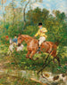 The Jump of the Stream - John Lewis Brown — artwork view