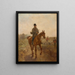 Horse Piker Painting - John Lewis Brown — framed artwork on a wall