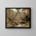 A wood fire - John A Henderson Tarbet — framed artwork on a wall