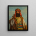 The Sheikh - John Adam Houston — framed artwork on a wall