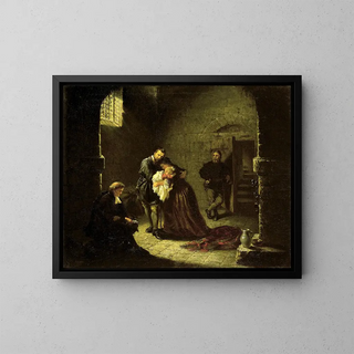 Prison Scene - John Adams the Elder — framed artwork on a wall