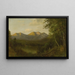 on the Upper Hudson - John Adams Parker — framed artwork on a wall