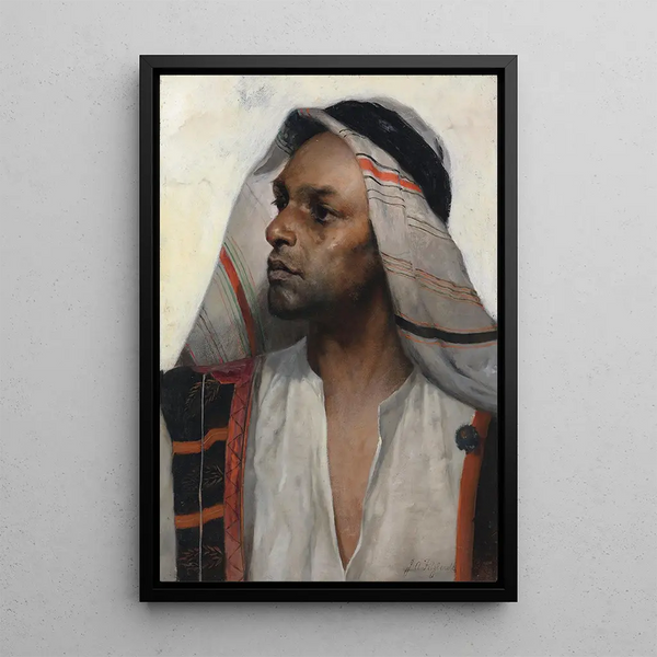 The Arab Chef - John Anster Fitzgerald — framed artwork on a wall