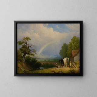 Les Quatre Saisons - John Anthony Puller — framed artwork on a wall