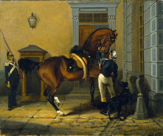 Gentleman, King Charles XV of Sweden's favorite horse - John Arsenius — artwork view