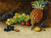 Still life with a pineapple, grapes, nuts, and plums - John Atkinson Grimshaw — artwork view