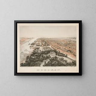 Hoboken - John Bachmann — framed artwork on a wall