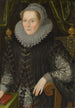 Portrait of Joan Stint, Mrs. George Evelyn - John Bettes the Younger — artwork view