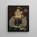 The Duchess of Chandos - John Bettes the Younger — framed artwork on a wall