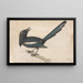 A Magpie - John Bewick — framed artwork on a wall