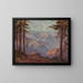 the Grand Canyon of Arizona - John Bond Francisco — framed artwork on a wall