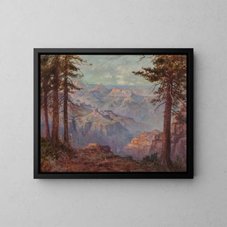the Grand Canyon of Arizona - John Bond Francisco — framed artwork on a wall