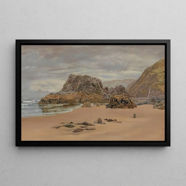 Low Tides - John Brett — framed artwork on a wall