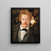 Portrait of Arthur Brett - John Brett — framed artwork on a wall