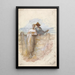 drifting - John Burr — framed artwork on a wall