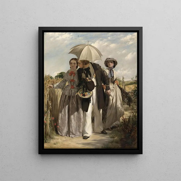 Show a preference - John Callcott Horsley — framed artwork on a wall