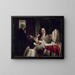The Valentine's Morning - John Callcott Horsley — framed artwork on a wall