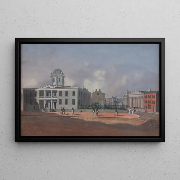 Coin northeast of Fourth and Walnut - John Caspar Wild — framed artwork on a wall