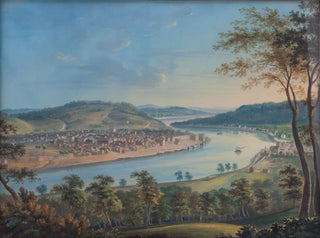 View of Cincinnati from Covington - John Caspar Wild — artwork view