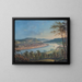 View of Cincinnati from Covington - John Caspar Wild — framed artwork on a wall