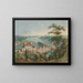 The waterworks in Fairmount Park in Philadelphia - John Caspar Wild — framed artwork on a wall