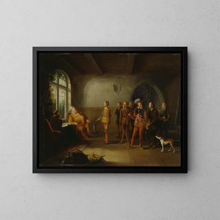 Falstaff and the Recruits of Henry IV, Part II - John Cawse — framed artwork on a wall