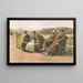 Soldiers in Convalescence - John Charles Dollman — framed artwork on a wall
