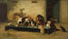 a dog shelter dining table - John Charles Dollman — artwork view