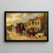 Scene of diligence - John Charles Maggs — framed artwork on a wall
