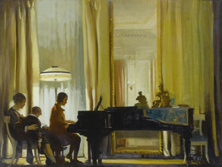 The recital hall of the townhouse - John Christen Johansen — artwork view