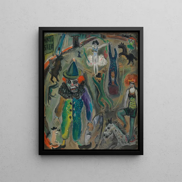 View of the street - John Christensen — framed artwork on a wall