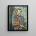 Self-portrait - John Christensen — framed artwork on a wall