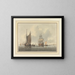 Un jour calme dans l'ancrage - John Cleveley le Jeune — framed artwork on a wall