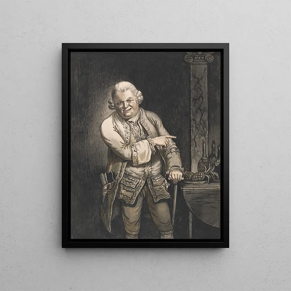 In place - John Collet — framed artwork on a wall