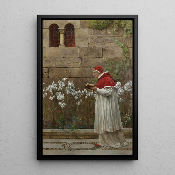 Pope Urban VI - John Collier — framed artwork on a wall