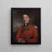 Captain Richard Gubbins - John Constable — framed artwork on a wall