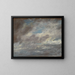 Study of Clouds - John Constable — framed artwork on a wall