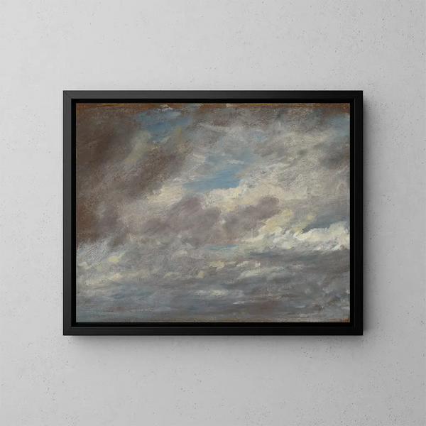 Study of Clouds - John Constable — framed artwork on a wall
