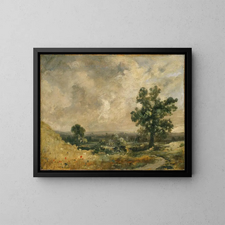 Landscape Painting in English - John Constable — framed artwork on a wall