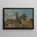 Moulin de Flatford - John Constable — framed artwork on a wall