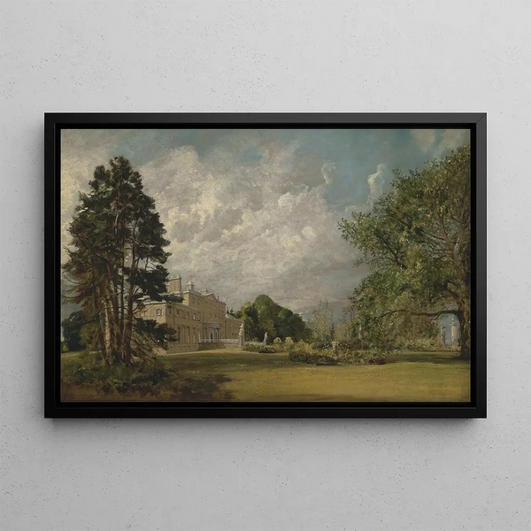 Malvern Hall, Warwickshire - John Constable — framed artwork on a wall