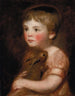 Miss Lewis avec un lapin - John Constable — artwork view