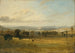 Sketch of Leighton Hall Lancashire and the hills of the Lake District beyond - John Constable — artwork view