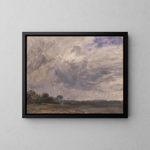Study of a Cloudy Sky - John Constable — framed artwork on a wall
