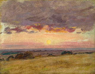 Summer Evening with Storm Clouds - John Constable — artwork view