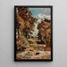 The Wheat Field - John Constable — framed artwork on a wall
